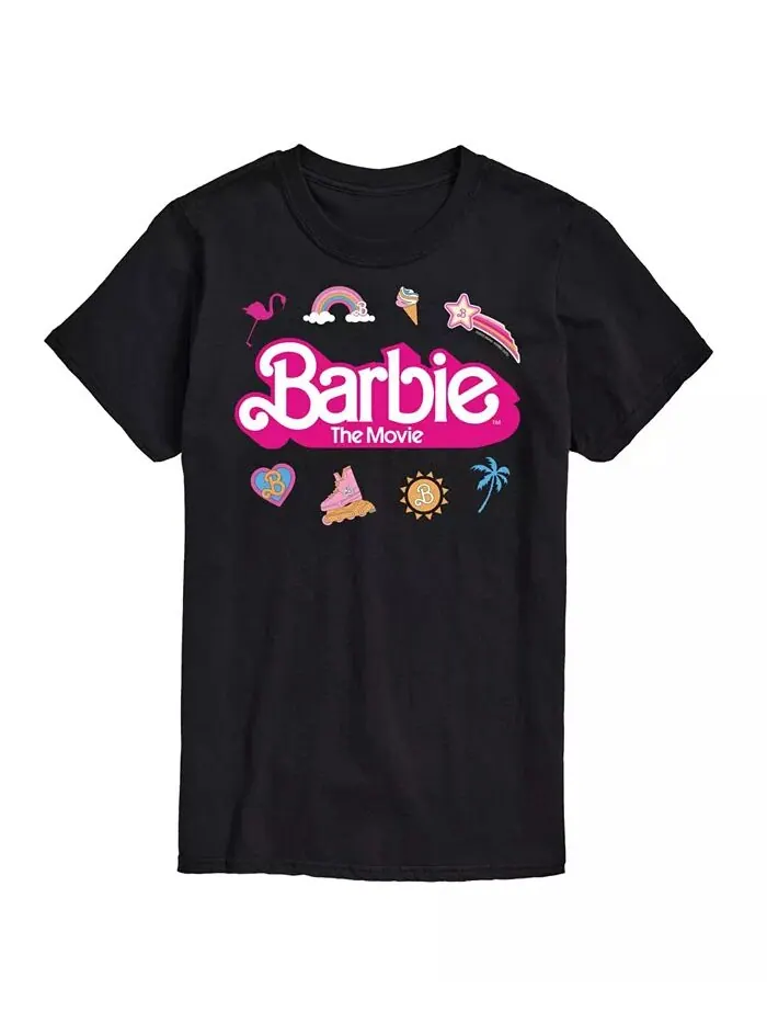 Мужская футболка с коротким рукавом Barbie The Movie AIRWAVES — изображение 1 из 3, черный