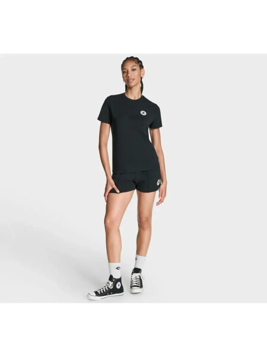 Женская футболка Chuck Taylor с нашивкой Converse — изображение 3 из 4, черный
