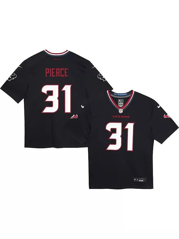 Дошкольный Dameon Pierce Navy Houston Texans Игровая майка Nike — изображение 1 из 3