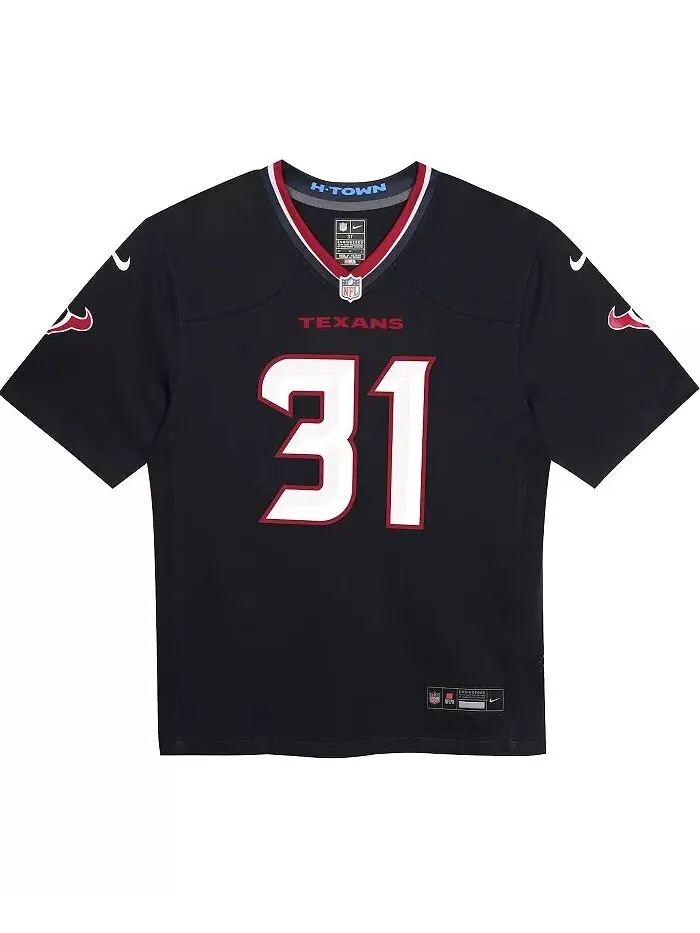 Дошкольный Dameon Pierce Navy Houston Texans Игровая майка Nike — изображение 2 из 3