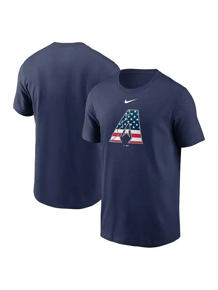 Мужская темно-синяя футболка Arizona Diamondbacks Americana Nike — изображение 1 из 3, темно-синий