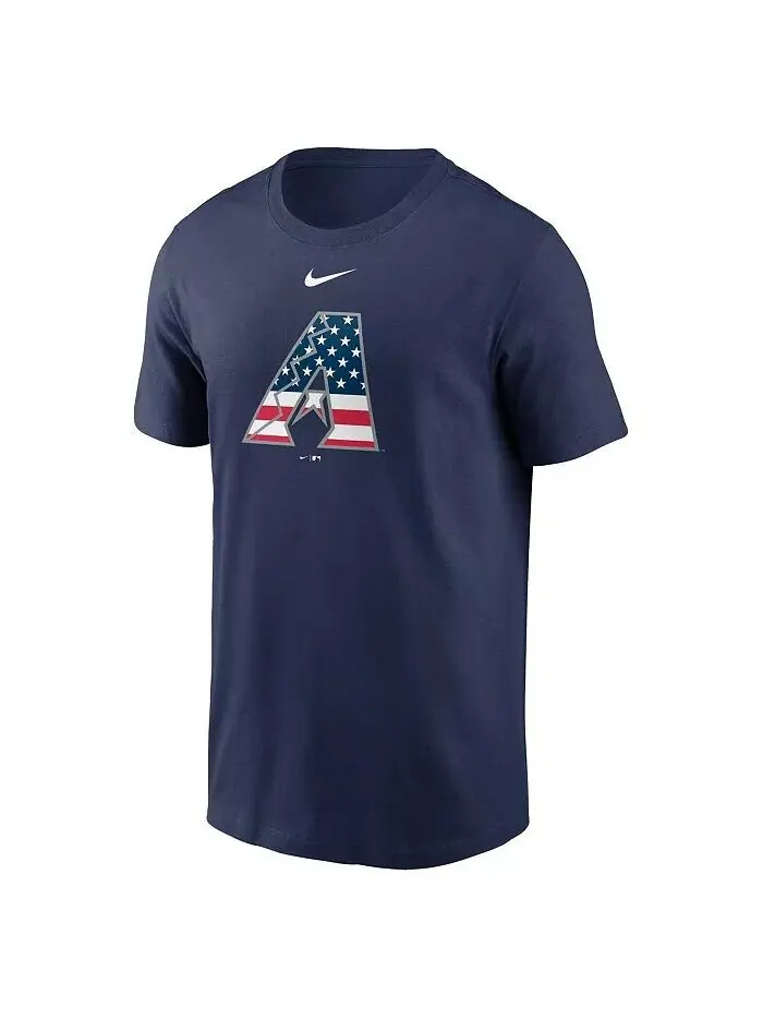 Мужская темно-синяя футболка Arizona Diamondbacks Americana Nike — изображение 3 из 3, темно-синий