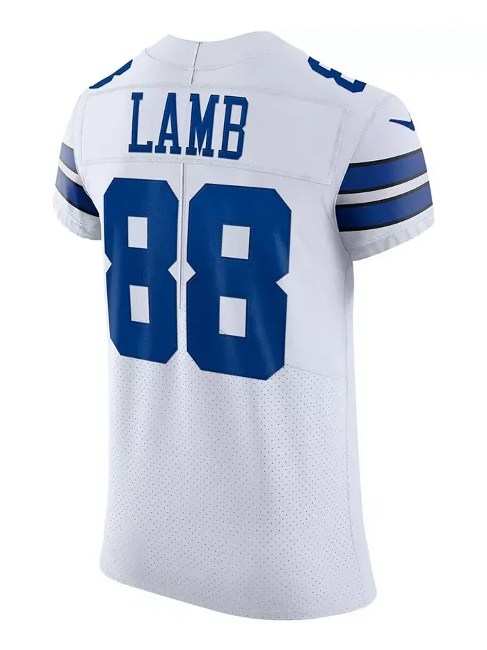 Мужская альтернативная элитная джерси Dallas Cowboys Vapor с именем CeeDee Lamb Nike — изображение 2 из 5, белый