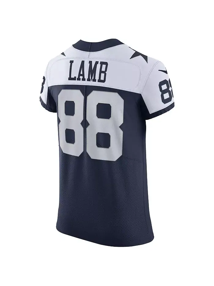 Мужская альтернативная элитная джерси Dallas Cowboys Vapor с именем CeeDee Lamb Nike — изображение 5 из 5, белый