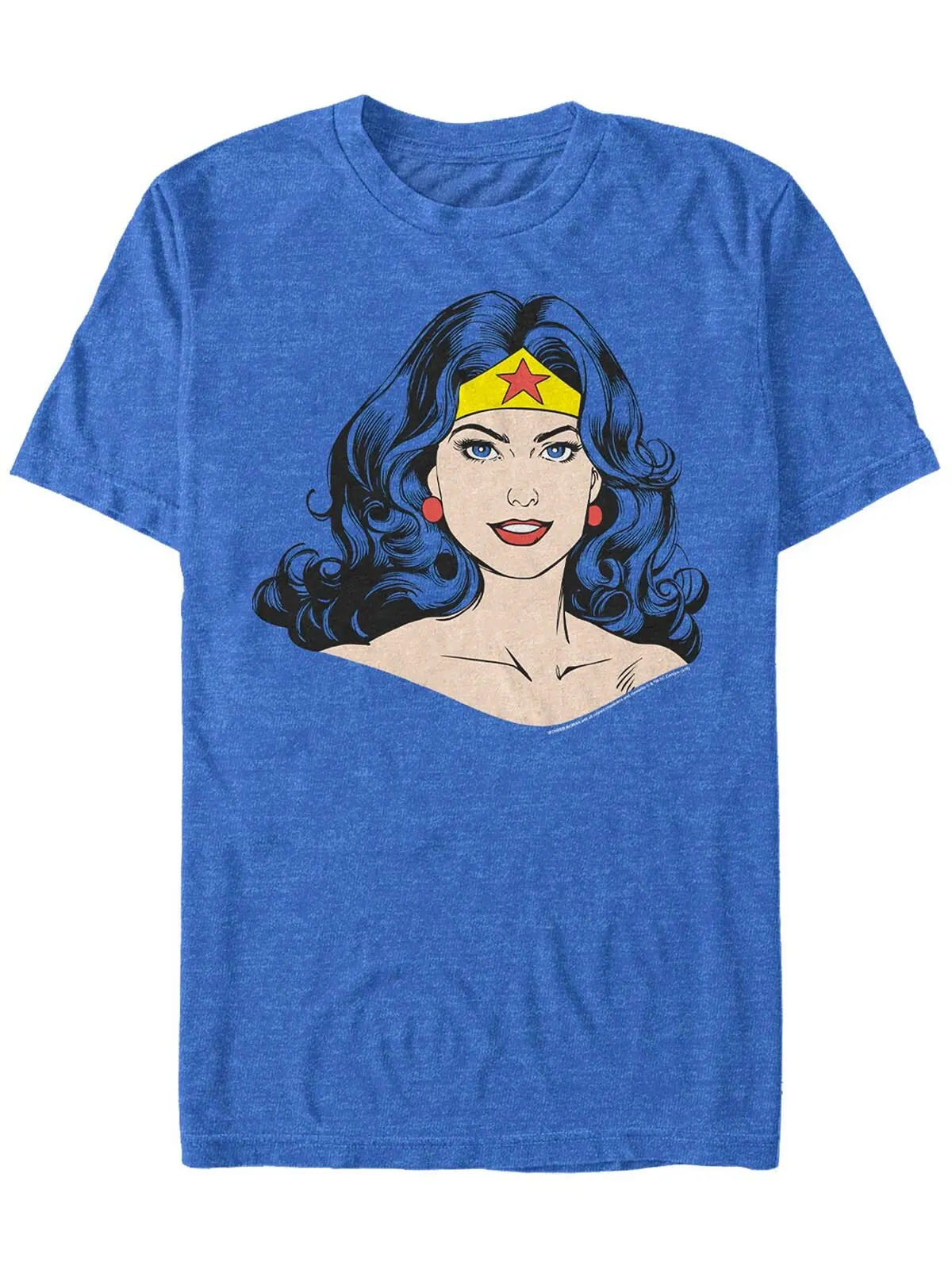 Мужская футболка с коротким рукавом wonder woman just big face Fifth Sun — изображение 1 из 1, мульти