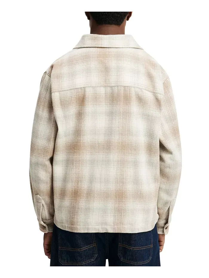 Мужская бойфренд-рубашка oversize Cotton On — изображение 2 из 4, белый