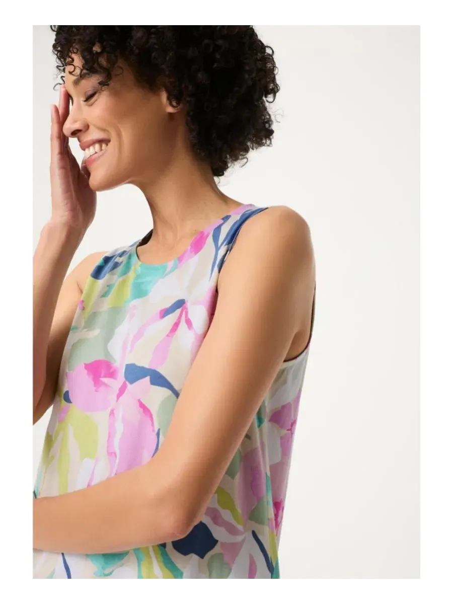 Платье без рукавов с принтом Women's Floral Sleeveless Olsen — изображение 4 из 6, синий