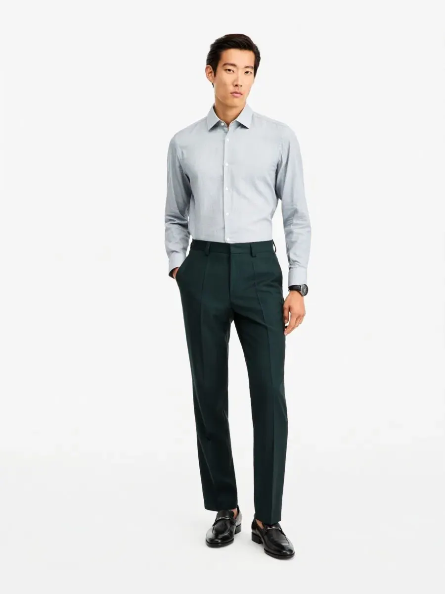 Брюки классические в полоску Modern-Fit Hugo Boss