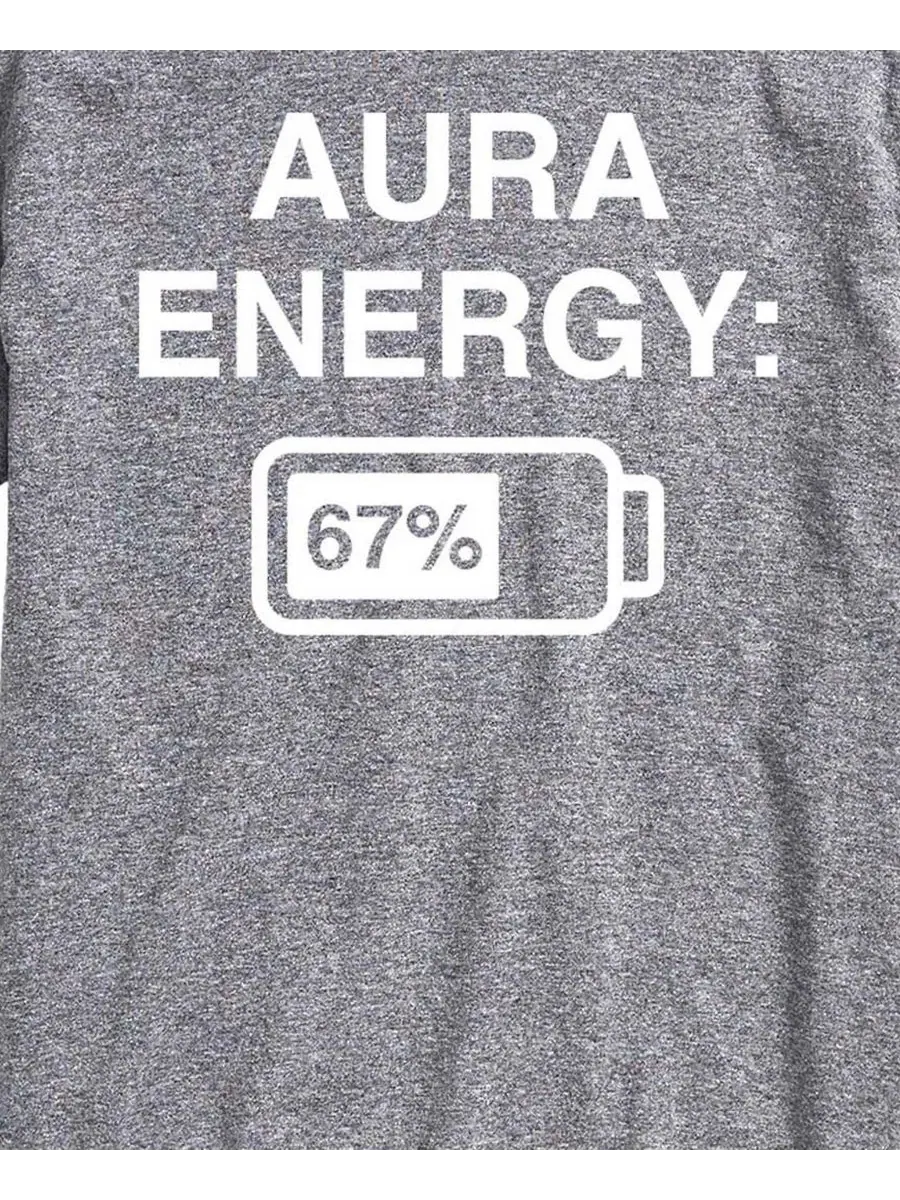 Футболка с принтом Aura Energy 67 AIRWAVES — изображение 3 из 3, приглушенный