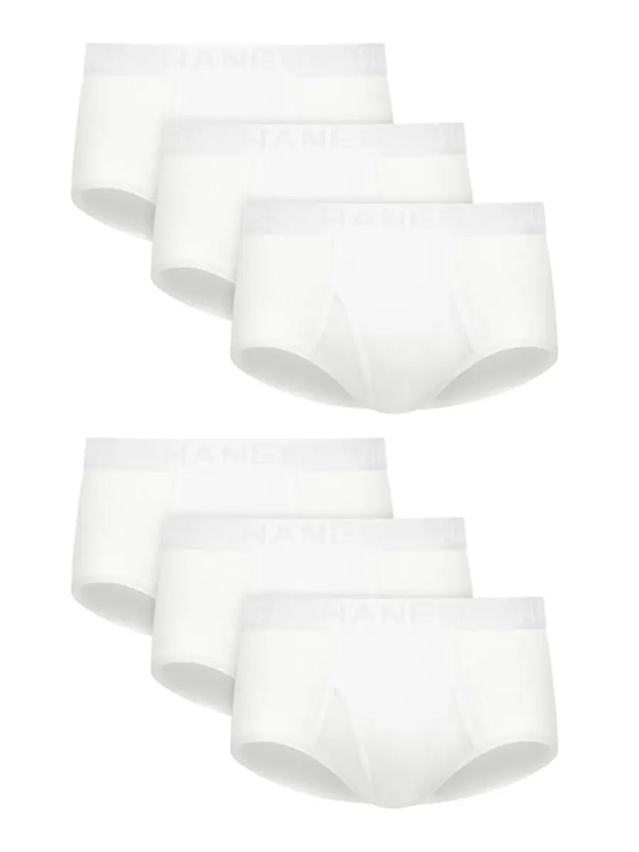 Мужские хлопковые трусы Ultimate Cotton, 6 штук в упаковке Hanes — изображение 1 из 5, белый