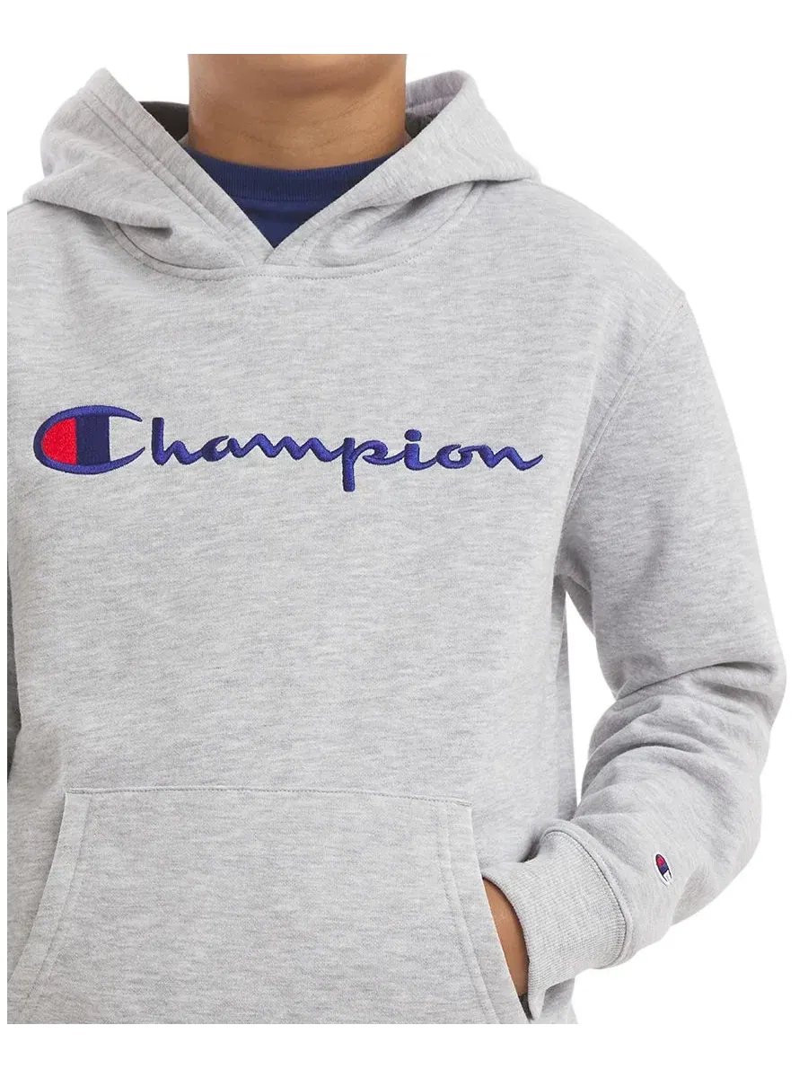 Худи с логотипом Champion — изображение 4 из 5, серый