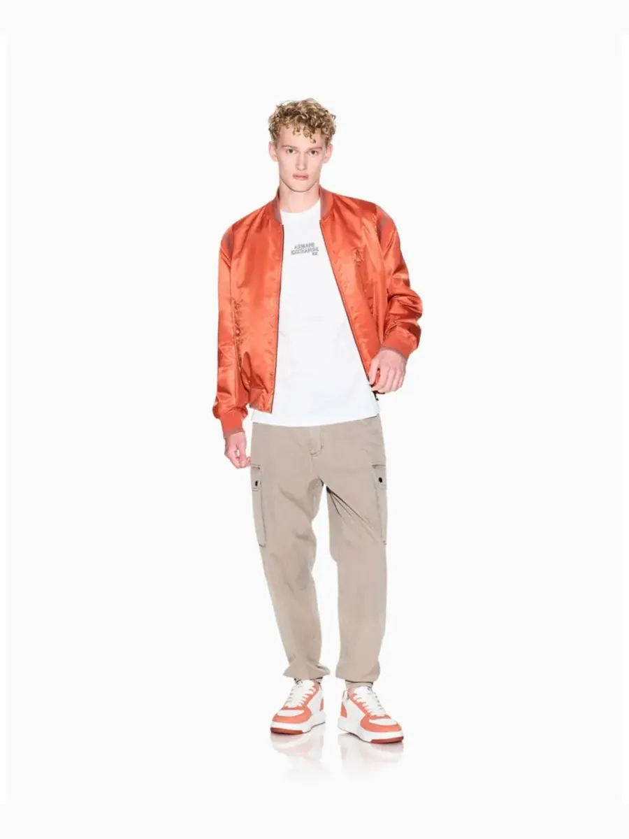 Мужская футболка с коротким рукавом и логотипом A|X Armani Exchange — изображение 2 из 5, белый