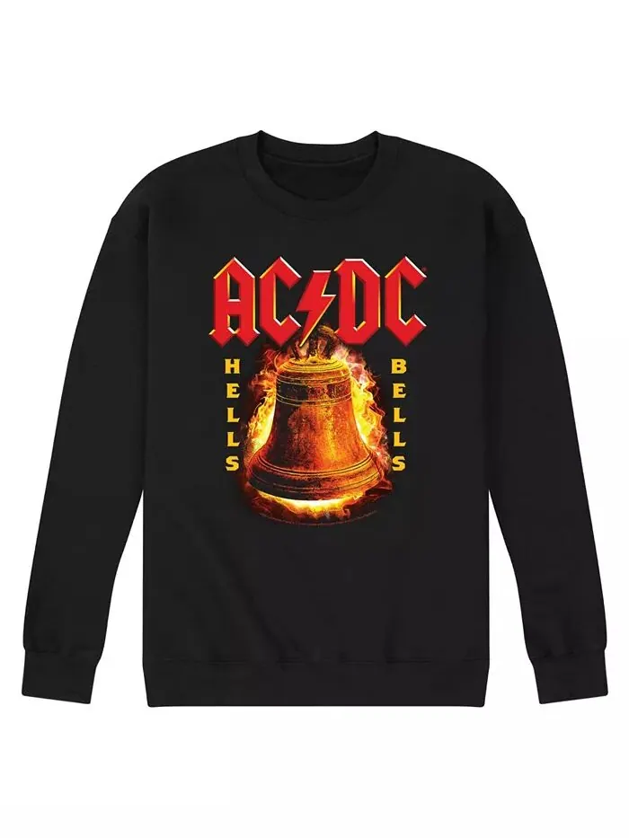 Мужская флисовая футболка ACDC Hells Bells AIRWAVES — изображение 1 из 2, черный
