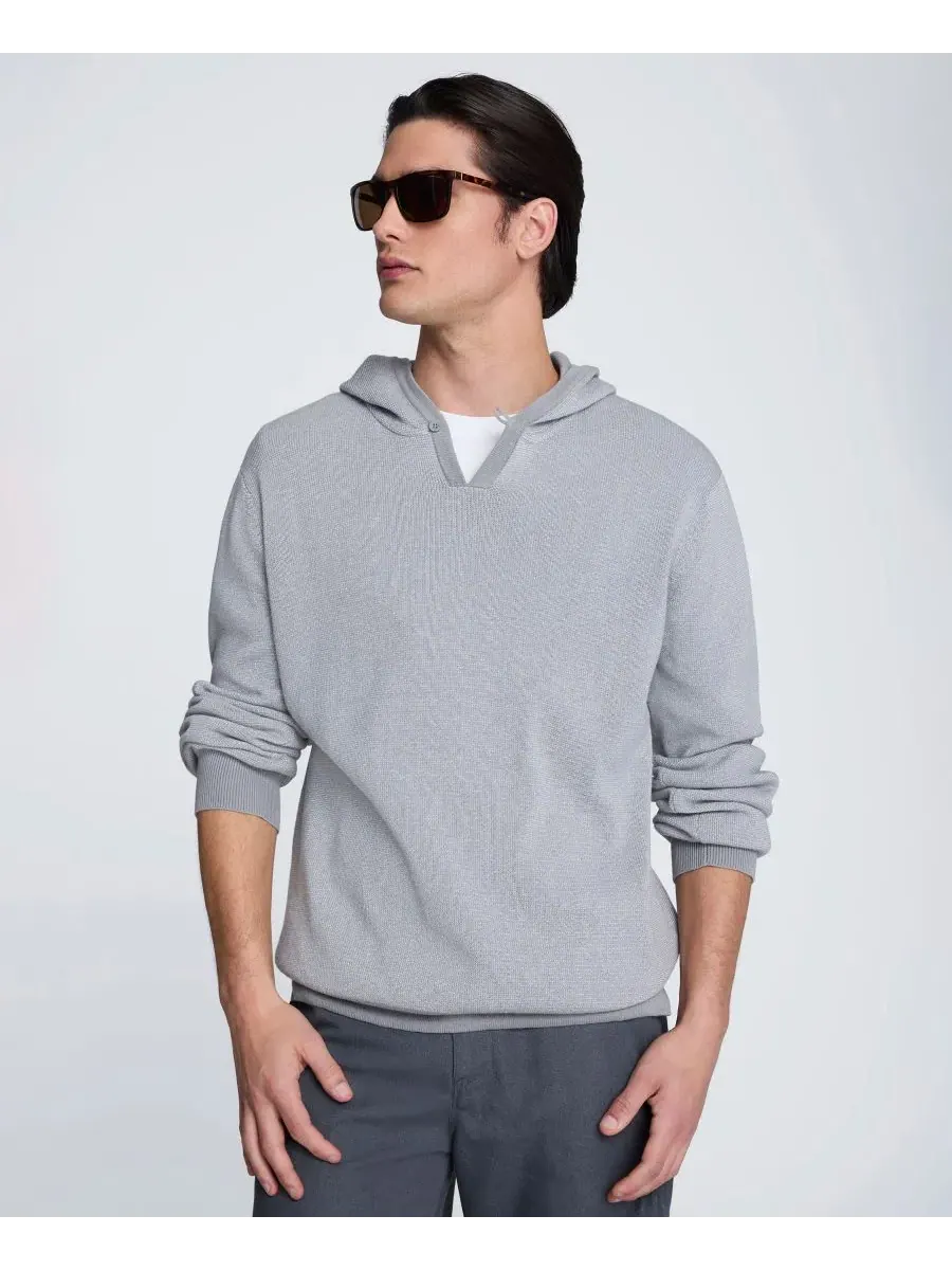 Мужская толстовка с длинными рукавами и капюшоном Kenneth Cole — изображение 1 из 6, серый