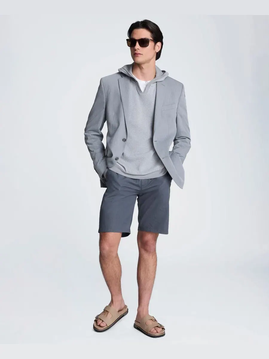 Мужская толстовка с длинными рукавами и капюшоном Kenneth Cole — изображение 2 из 6, серый