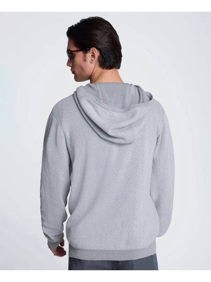 Мужская толстовка с длинными рукавами и капюшоном Kenneth Cole — изображение 5 из 6, серый