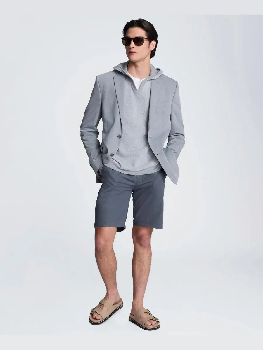 Мужская толстовка с длинными рукавами и капюшоном Kenneth Cole — изображение 6 из 6, серый
