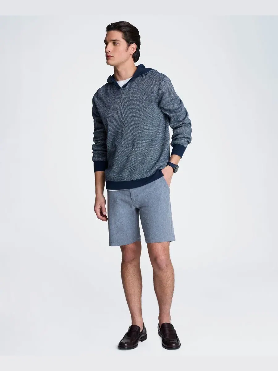 Мужская толстовка с длинными рукавами и капюшоном Kenneth Cole — изображение 2 из 4, темно-синий