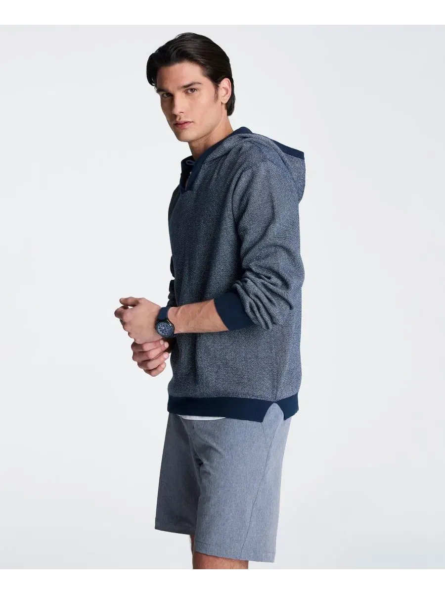 Мужская толстовка с длинными рукавами и капюшоном Kenneth Cole — изображение 3 из 4, темно-синий