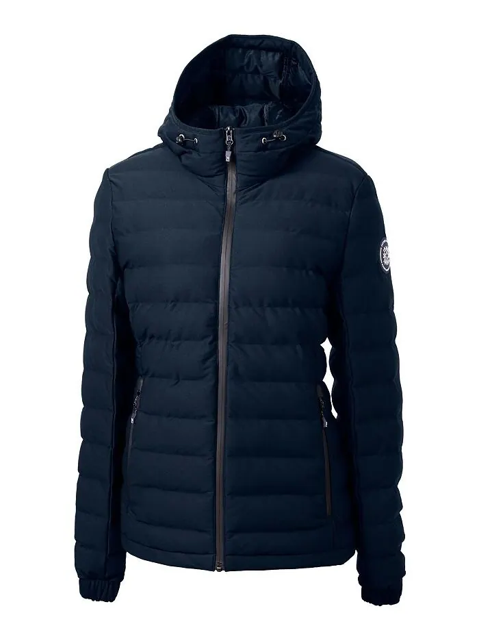 Женская утепленная куртка-пуховик Mission Ridge Repreve Eco Cutter & Buck — синий