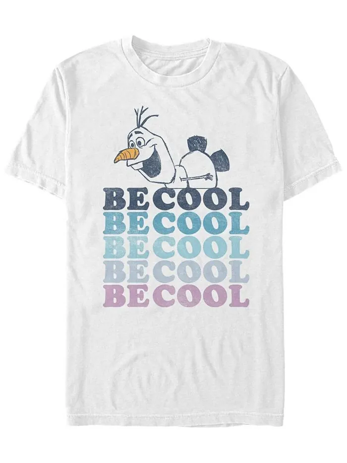 Мужская футболка с короткими рукавами и круглым вырезом Olaf Be Cool Fifth Sun — изображение 1 из 1, белый