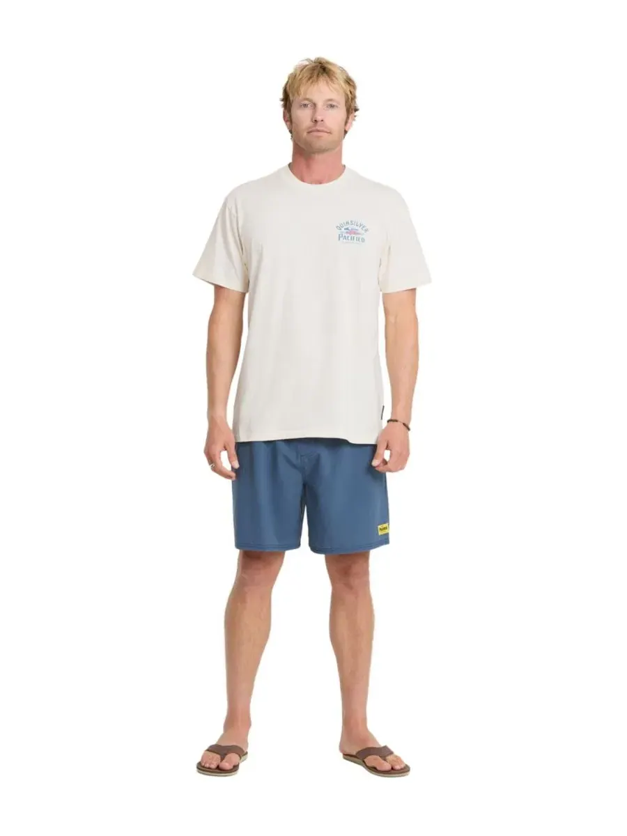 Футболка с принтом Pacifico Signage Quiksilver — изображение 2 из 7, белый