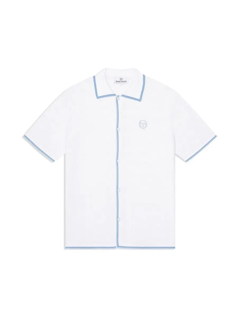 Рубашка с длинным рукавом Riva Cabana Sergio Tacchini — изображение 5 из 5, белый
