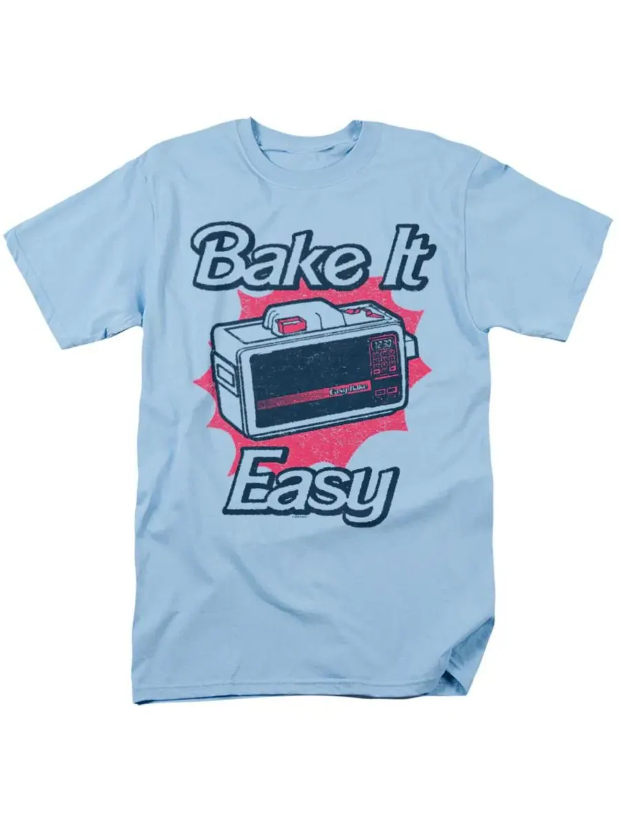 Футболка с принтом Easy Bake Oven Bake It Easy Logovision — изображение 1 из 3, светлый синий