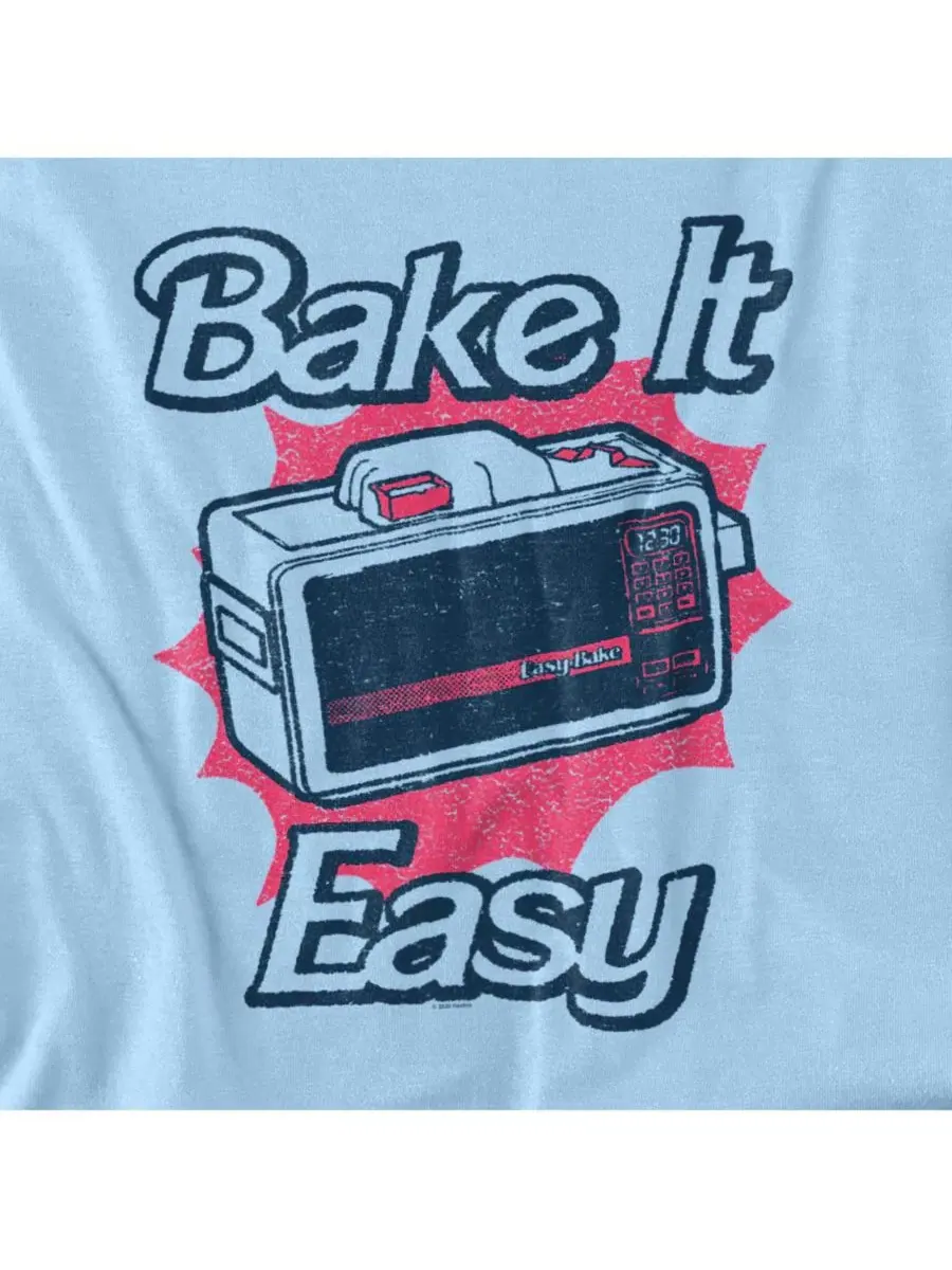 Футболка с принтом Easy Bake Oven Bake It Easy Logovision — изображение 3 из 3, светлый синий