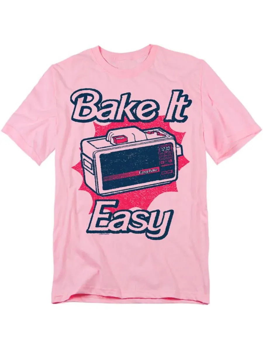 Футболка с принтом Easy Bake Oven Bake It Easy Logovision — изображение 1 из 3, розовый