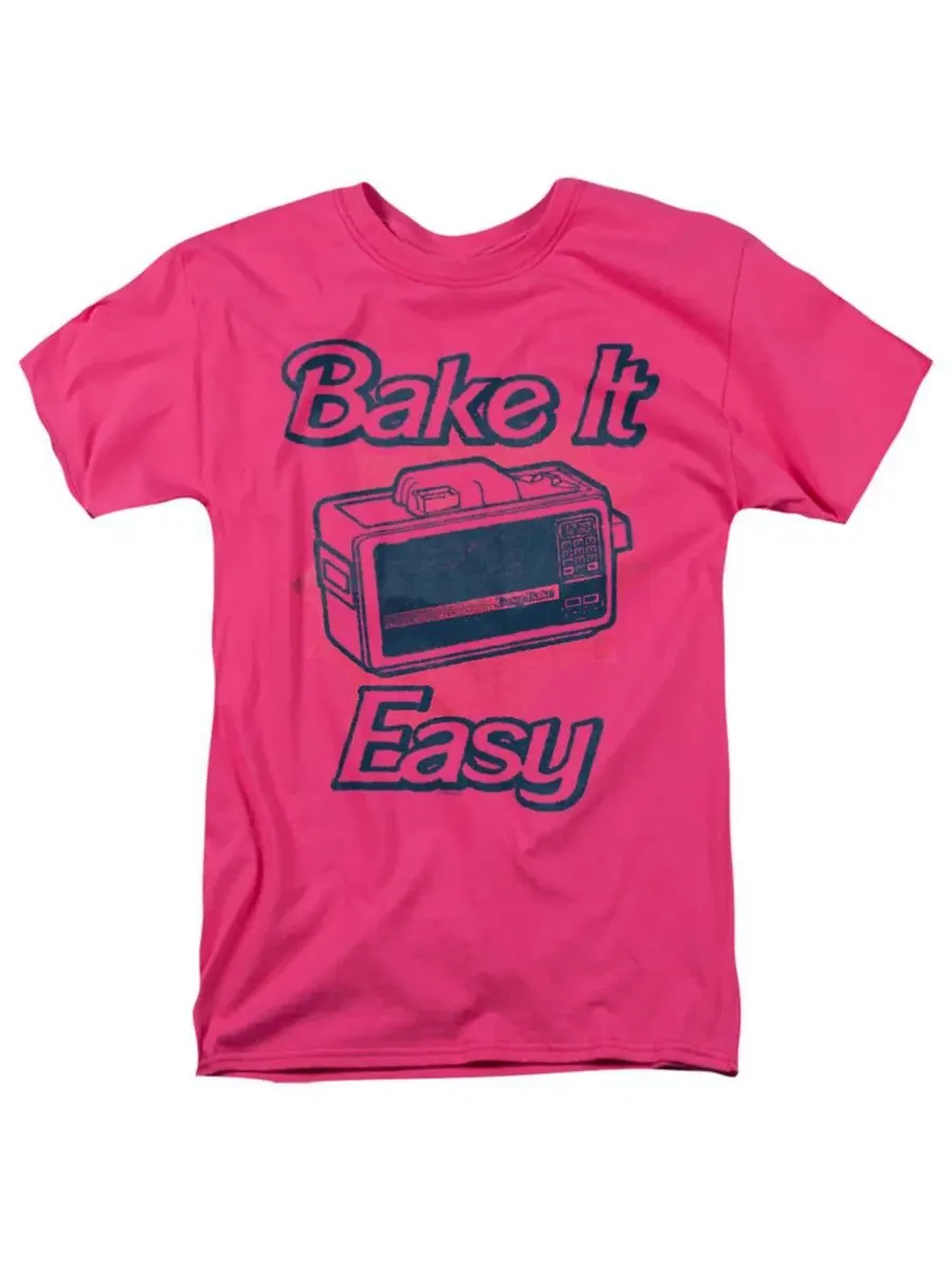 Футболка с принтом Easy Bake Oven Bake It Easy Logovision — изображение 1 из 3, розовый