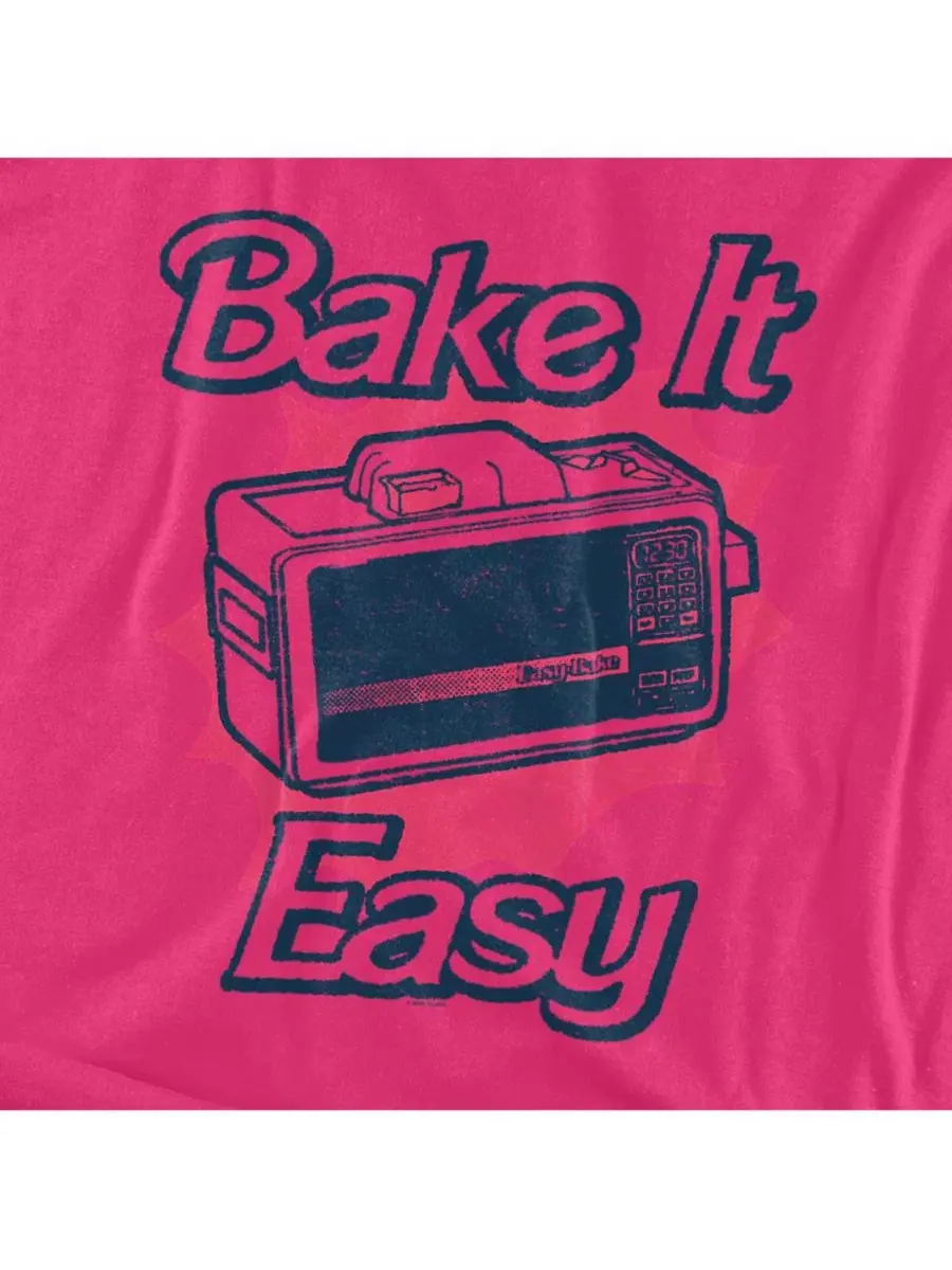 Футболка с принтом Easy Bake Oven Bake It Easy Logovision — изображение 2 из 3, розовый
