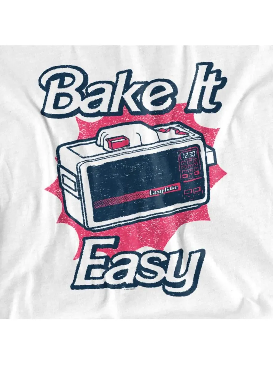 Футболка с принтом Easy Bake Oven Bake It Easy Logovision — изображение 3 из 3, белый