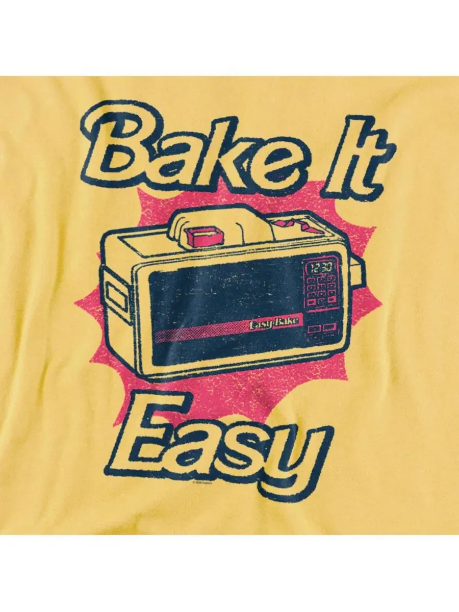 Футболка с принтом Easy Bake Oven Bake It Easy Logovision — изображение 2 из 3, желтый
