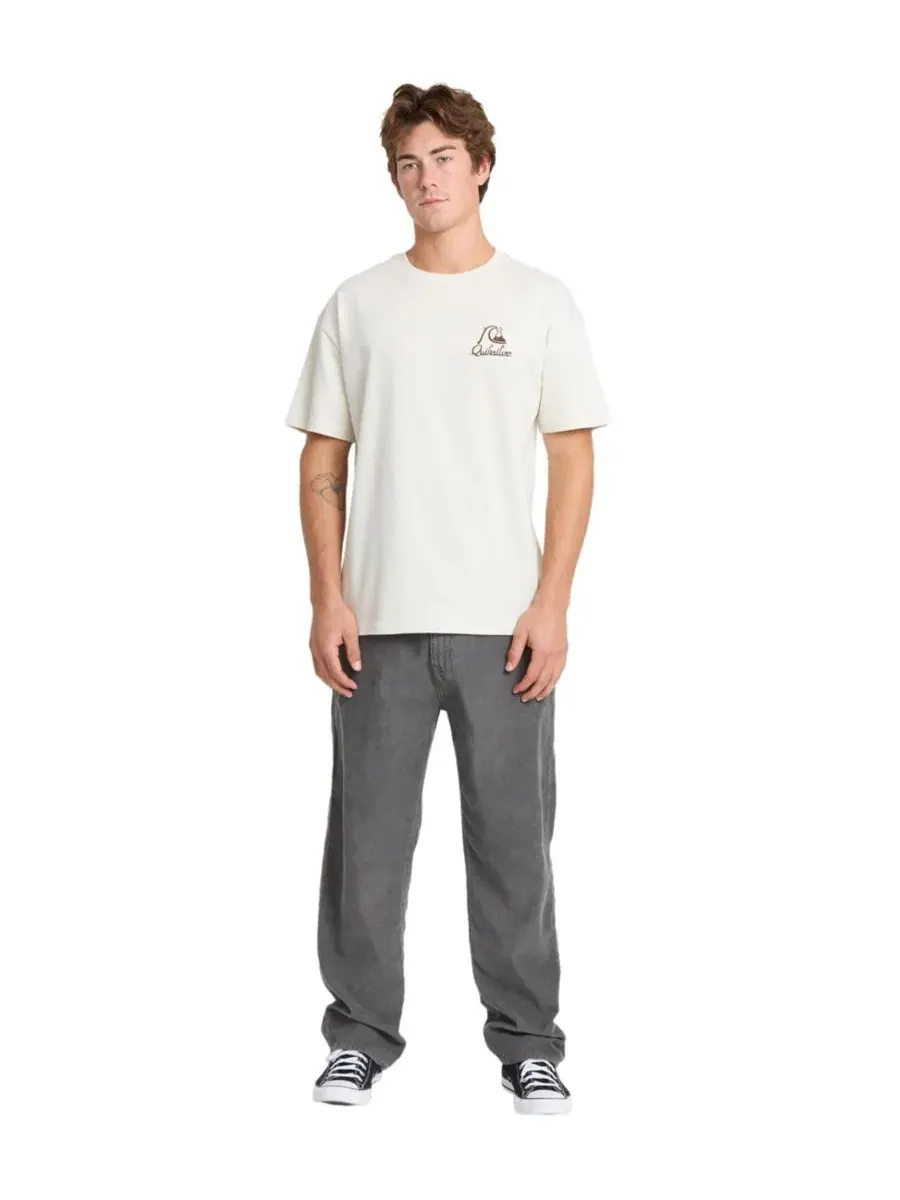 Брюки прямого кроя Saltwater Cord Iron Gate Quiksilver — изображение 2 из 5, чугунный