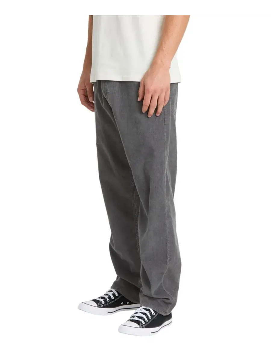 Брюки прямого кроя Saltwater Cord Iron Gate Quiksilver — изображение 3 из 5, чугунный