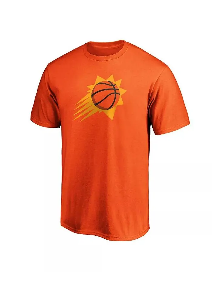 Мужская оранжевая футболка с логотипом Phoenix Suns Primary Fanatics — изображение 3 из 3