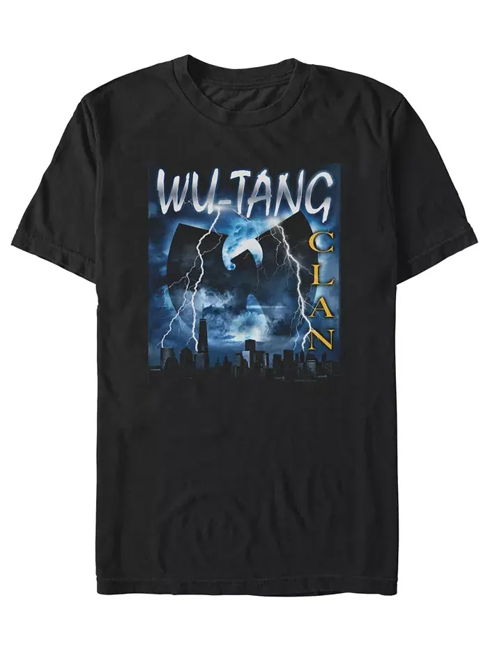 Мужская футболка с принтом Wu-Tang Clan Fifth Sun — изображение 1 из 3, черный