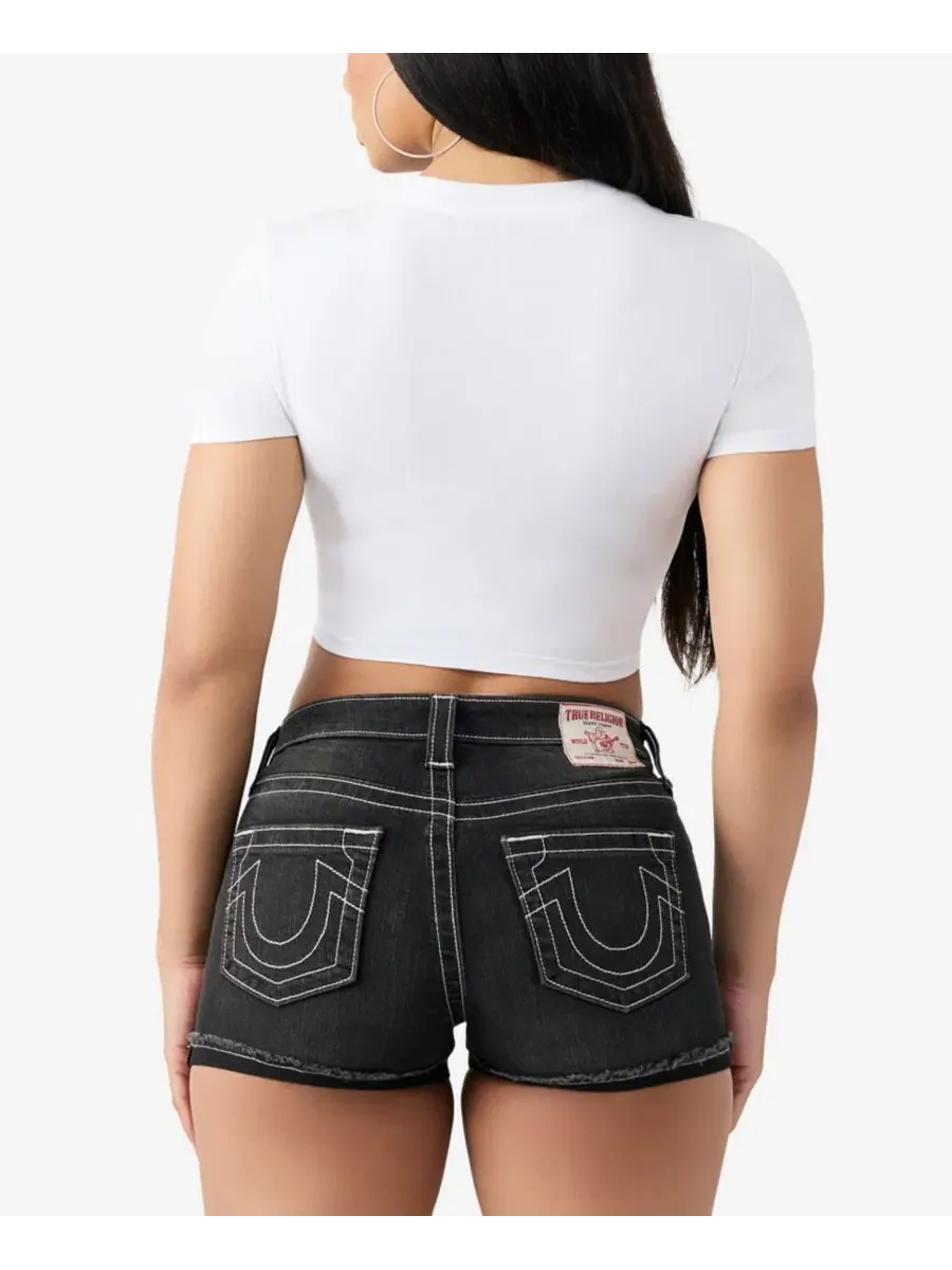 Топ-бандо с принтом и стразами Crystal Bandeau True Religion — изображение 3 из 3, белый