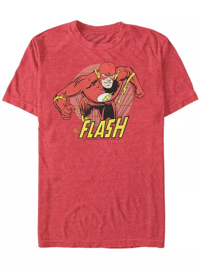 Мужская футболка DC с коротким рукавом Fast Flash Portrait Fifth Sun — изображение 1 из 1