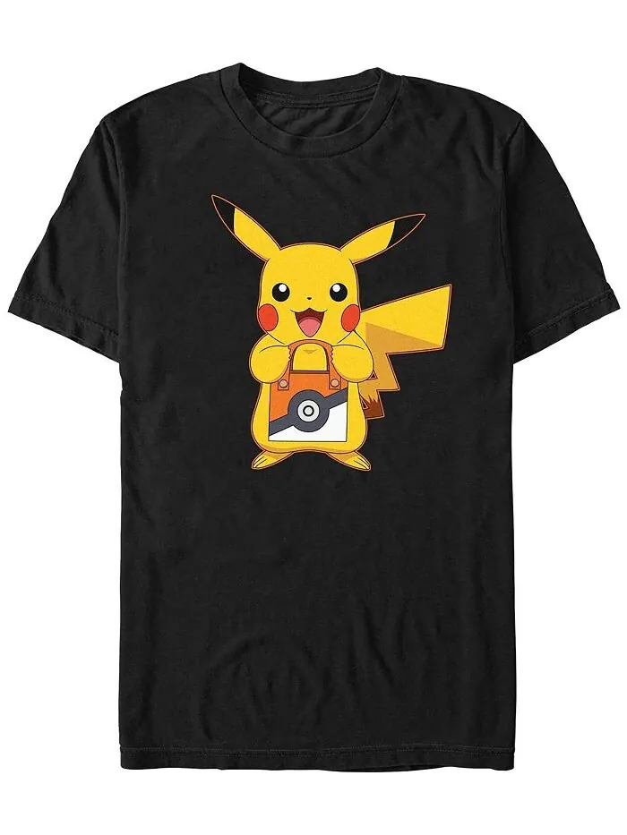 Мужская футболка с короткими рукавами Pokemon Pika Treat Fifth Sun — изображение 1 из 1, черный
