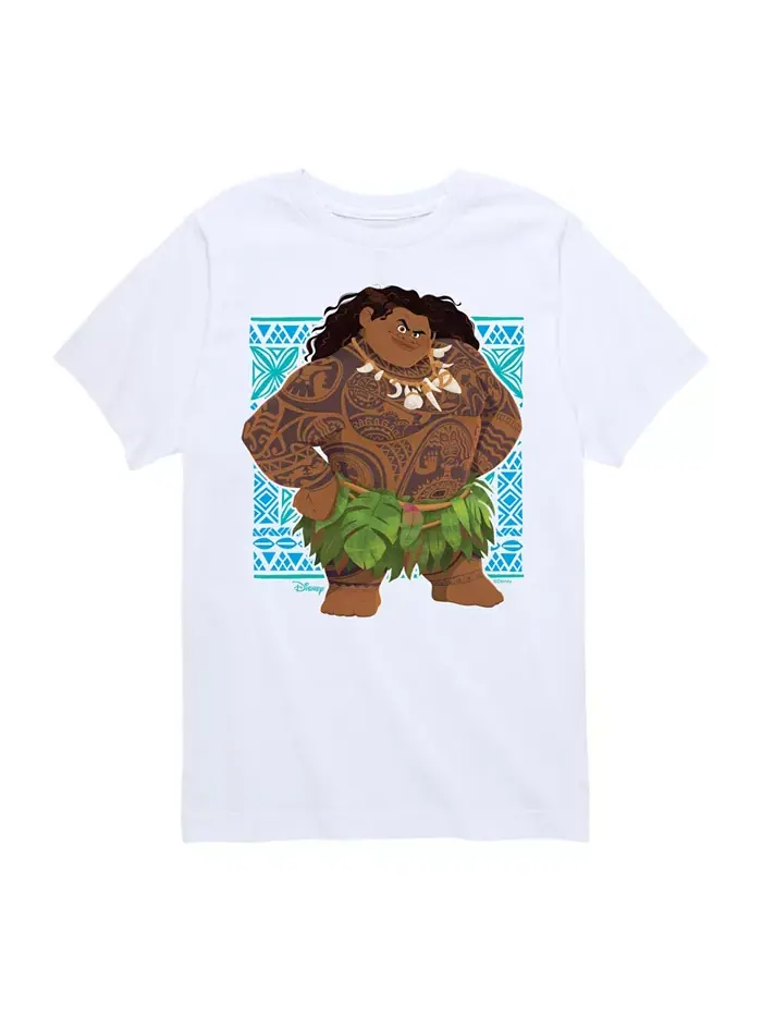 Футболка с принтом Big Boys с коротким рукавом Moana — изображение 1 из 3, белый