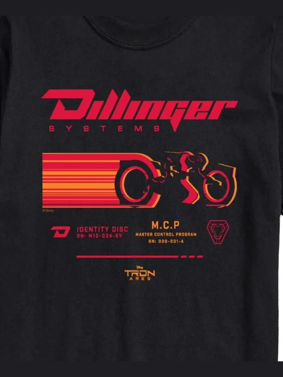 Мужская футболка с коротким рукавом и графическим принтом Ares Dillinger Motorcycle AIRWAVES — изображение 3 из 3, черный