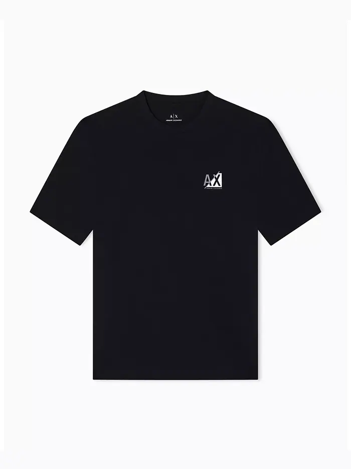 Мужская футболка AX Badge A|X Armani Exchange — изображение 5 из 5, черный