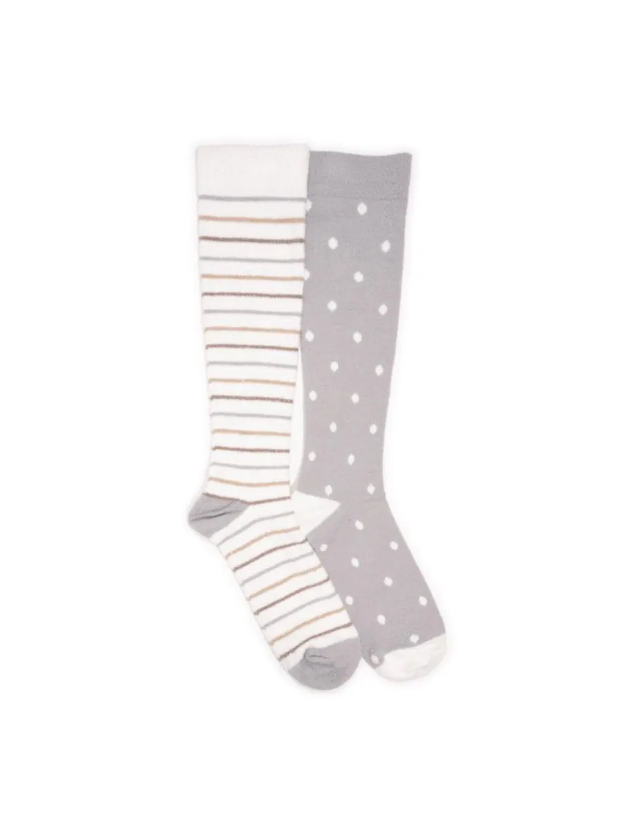Женские компрессионные уютные носки (2 шт в упаковке) MUK LUKS — изображение 1 из 2, серый