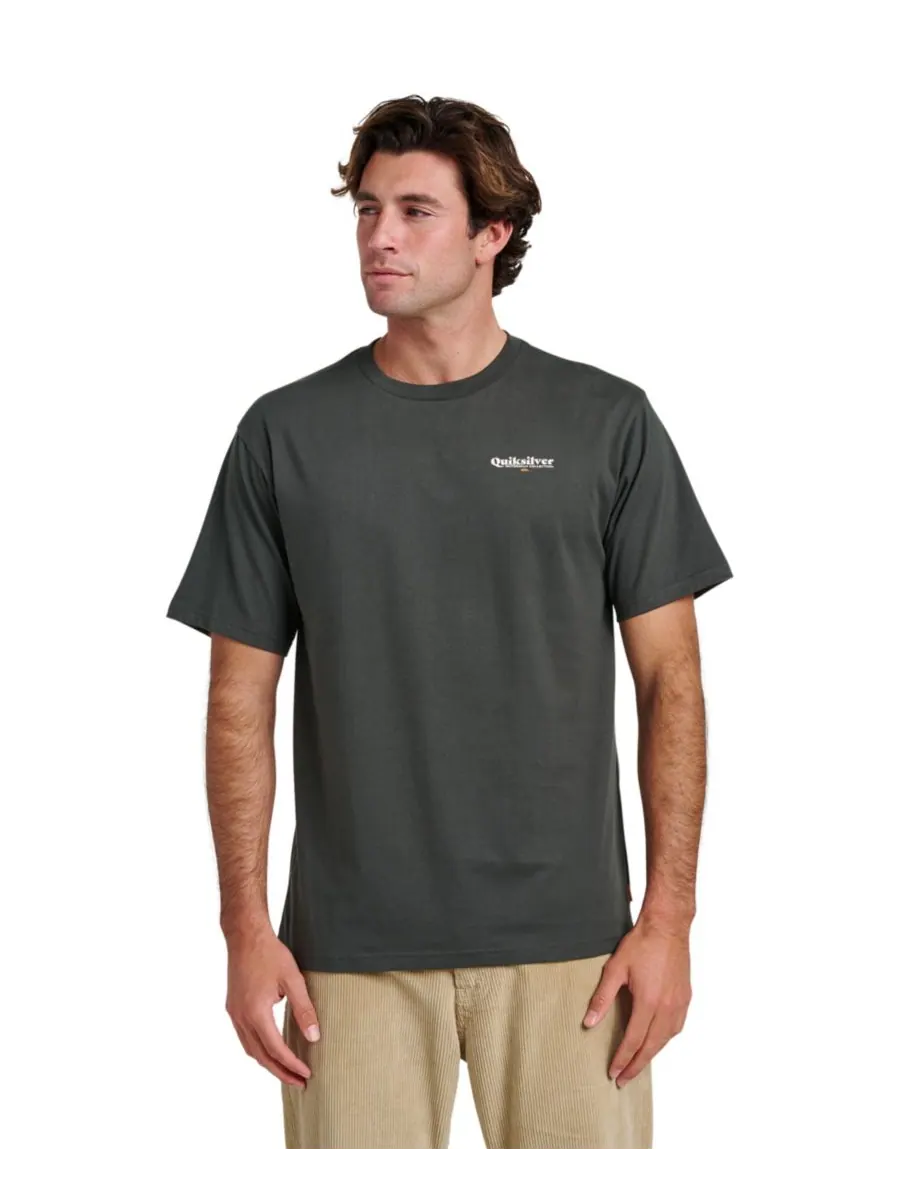 Мужская футболка с коротким рукавом Quiksilver Adventures Quiksilver Waterman — изображение 1 из 3, фантомный