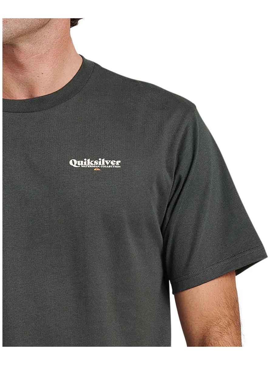 Мужская футболка с коротким рукавом Quiksilver Adventures Quiksilver Waterman — изображение 2 из 3, фантомный