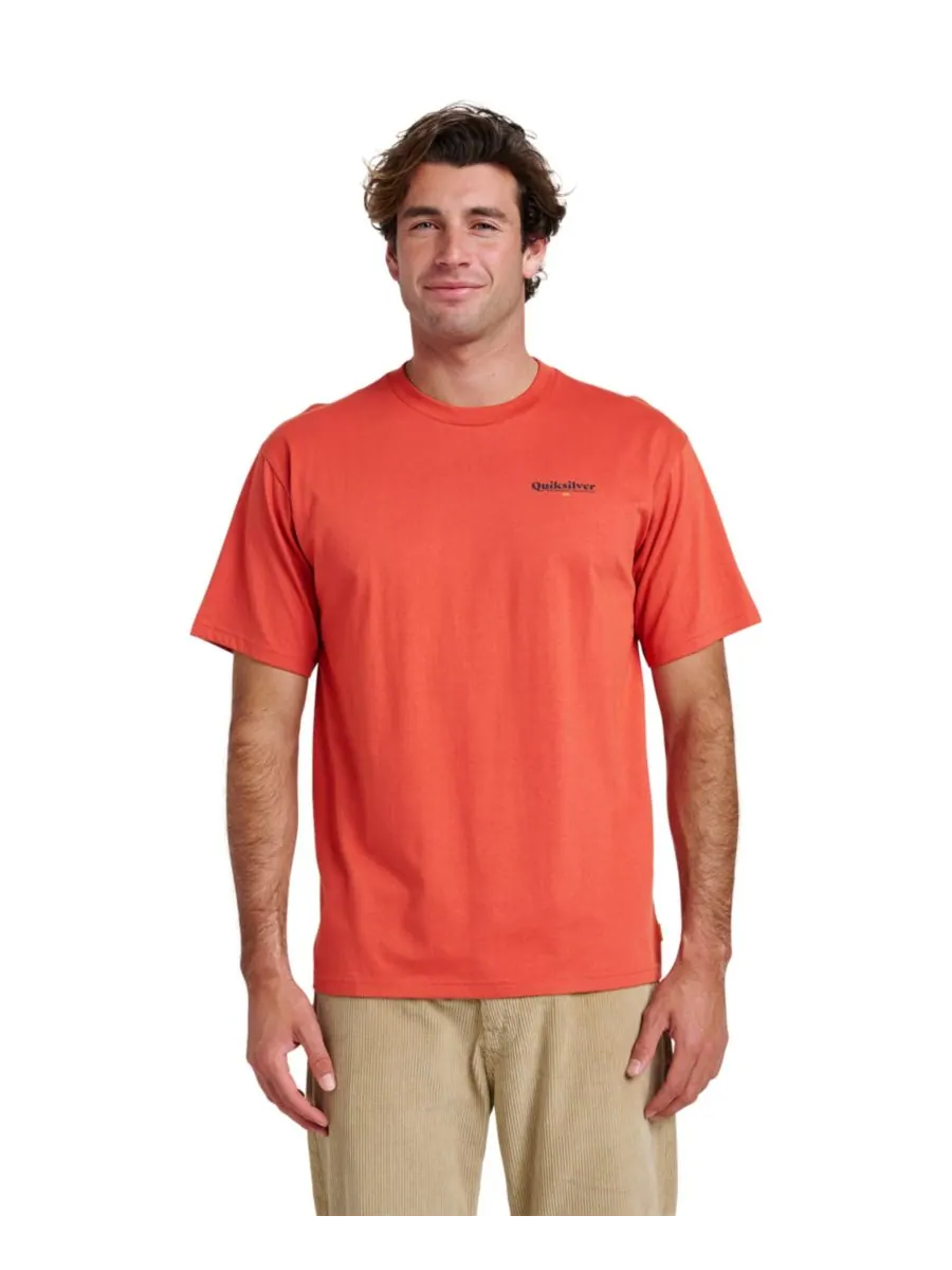 Мужская футболка с коротким рукавом Quiksilver Adventures Quiksilver Waterman, Hot Sauce