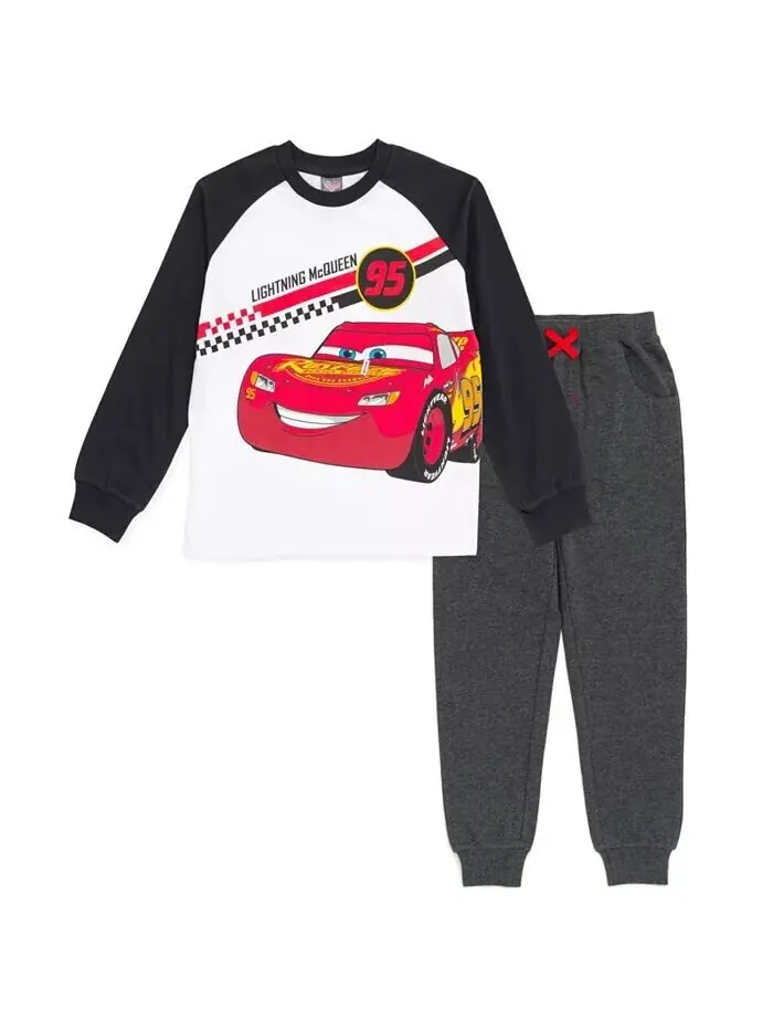 Футболка Pixar Cars Lightning Mc Queen для мальчиков (для малышей) и брюки для бега из французского — изображение 1 из 3