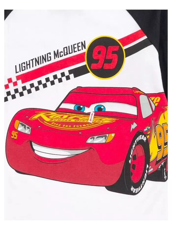 Футболка Pixar Cars Lightning Mc Queen для мальчиков (для малышей) и брюки для бега из французского — изображение 2 из 3